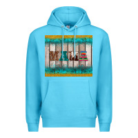 Ocean Blue western turquoise mama Premium Hoodie - BarkalooDesign