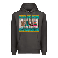 Smoke western turquoise mama Premium Hoodie - BarkalooDesign