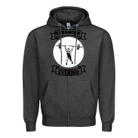 Charcoal Heather stronger everday Zipper Hoodie - Bettercallsaul