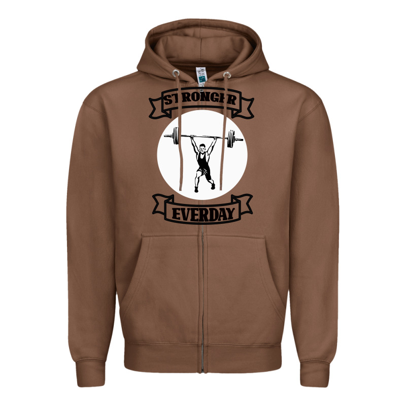 Stronger Everday Zipper Hoodie by Bettercallsaul | Teevron