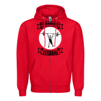 Red stronger everday Zipper Hoodie - Bettercallsaul