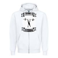 White stronger everday Zipper Hoodie - Bettercallsaul