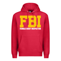 Cardinal FBI, Female Body Inspector Funny Premium Hoodie - DesigneFamous