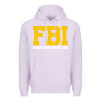 Lilac FBI, Female Body Inspector Funny Premium Hoodie - DesigneFamous