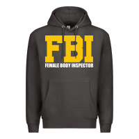 Smoke FBI, Female Body Inspector Funny Premium Hoodie - DesigneFamous
