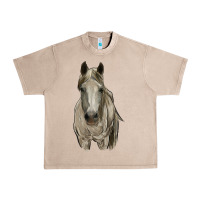 French Oak horse Urban Heavy Tee - RanaPortraitStore