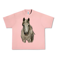 Salmon horse Urban Heavy Tee - RanaPortraitStore