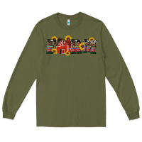 Army Green western farm Long Sleeve Tee - Artiststas