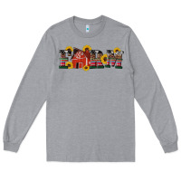 Heather Grey western farm Long Sleeve Tee - Artiststas
