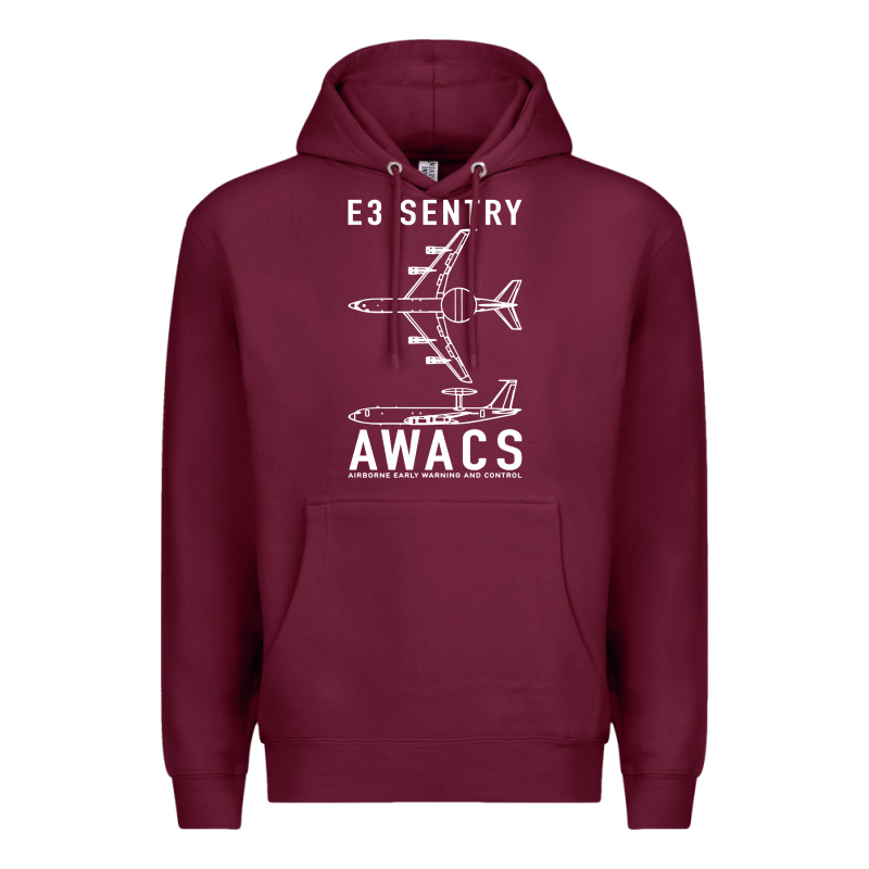 E 3 Sentry Awacs Plane Gift Premium Hoodie by DesigneFamous | Teevron