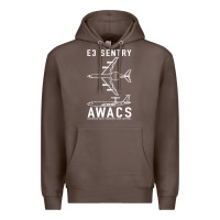 Coffee e 3 sentry awacs plane gift Premium Hoodie - DesigneFamous