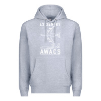 Heather Grey e 3 sentry awacs plane gift Premium Hoodie - DesigneFamous