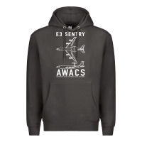 Smoke e 3 sentry awacs plane gift Premium Hoodie - DesigneFamous