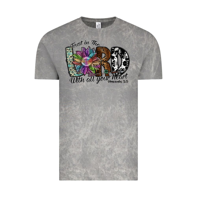 Trust In The Lord With All Your Heart Vintage Tee by SublimationCraftShop | Teevron