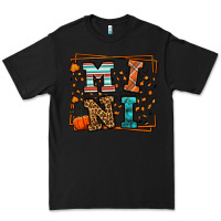Black Fall Autumn Leopard Mini Premium Tee - LillyAllenDesigns