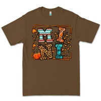 Cacao Fall Autumn Leopard Mini Premium Tee - LillyAllenDesigns