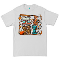 Dove Grey Fall Autumn Leopard Mini Premium Tee - LillyAllenDesigns