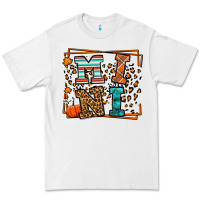 White Fall Autumn Leopard Mini Premium Tee - LillyAllenDesigns