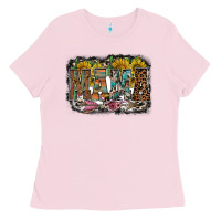 Bubblegum Pink mama western Ladies Tee - RacoonDesign