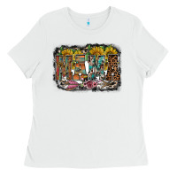 White mama western Ladies Tee - RacoonDesign