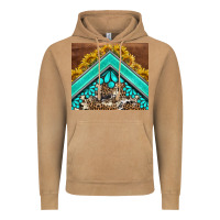 Vintage Camel western  sunflower turquise gemstone  tumbler Vintage Hoodie - BarkalooDesign