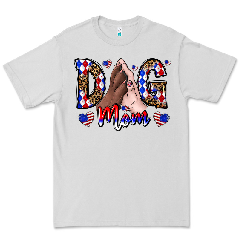 America Dog Mama Premium Tee by CowhideDigitalArt | Teevron