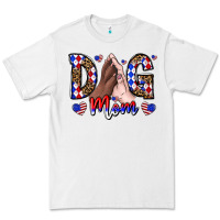 White America Dog Mama Premium Tee - CowhideDigitalArt