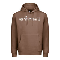 Chestnut uss nimitz navy supercarrier aircraft carrier gift Premium Hoodie - DesigneFamous