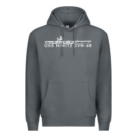 Rock uss nimitz navy supercarrier aircraft carrier gift Premium Hoodie - DesigneFamous