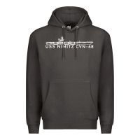Smoke uss nimitz navy supercarrier aircraft carrier gift Premium Hoodie - DesigneFamous