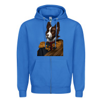 True Royal Pet Portraits, Custom Pet Portraits, Renaissance Pet Portraits, Zipper Hoodie - RanaPortraitStore