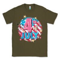 Army Green 4th of July Classic Tee - FaDigitalArtStudio