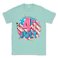 Seafoam 4th of July Classic Tee - FaDigitalArtStudio