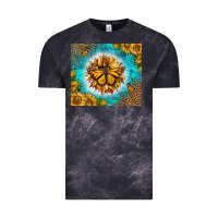 Cloud Black Monarch Butterfly Sunflower Vintage Tee - LillyAllenDesigns