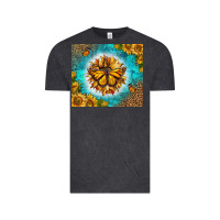 Vintage Black Monarch Butterfly Sunflower Vintage Tee - LillyAllenDesigns