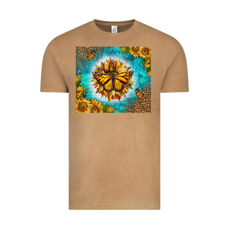 Monarch Butterfly Sunflower Vintage Tee by LillyAllenDesigns | Teevron