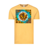 Vintage Mustard Monarch Butterfly Sunflower Vintage Tee - LillyAllenDesigns