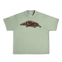 Oil Green Platypus Urban Heavy Tee - LillyAllenDesigns