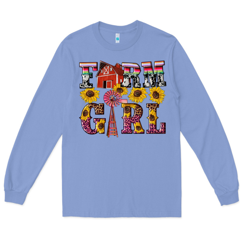 Western Farm Girl Long Sleeve Tee by Artiststas | Teevron