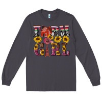Smoke western farm girl Long Sleeve Tee - Artiststas
