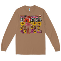 Toasted Coconut western farm girl Long Sleeve Tee - Artiststas