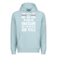 Blue Mist gift for freaking awesome journalism professor Premium Hoodie - DesigneFamous