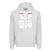 Dove Grey gift for freaking awesome journalism professor Premium Hoodie - DesigneFamous