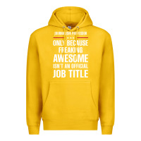 Lemon gift for freaking awesome journalism professor Premium Hoodie - DesigneFamous