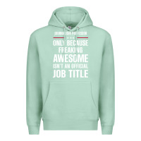 Seafoam gift for freaking awesome journalism professor Premium Hoodie - DesigneFamous