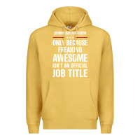Antique Gold gift for freaking awesome journalism professor Premium Hoodie - DesigneFamous