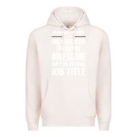 Pale Pink gift for freaking awesome journalism professor Premium Hoodie - DesigneFamous