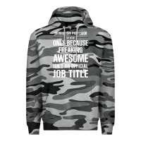Slate Camo gift for freaking awesome journalism professor Premium Hoodie - DesigneFamous