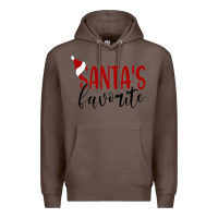 Coffee Santa's Favorite Ho Premium Hoodie - DesigneFamous