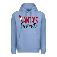 Colony Blue Santa's Favorite Ho Premium Hoodie - DesigneFamous
